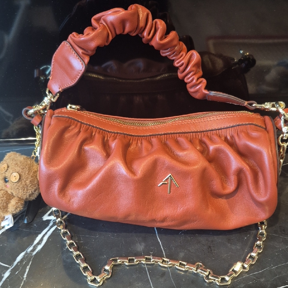 MANU AtelierRuched Cylinder Chain XX Bag